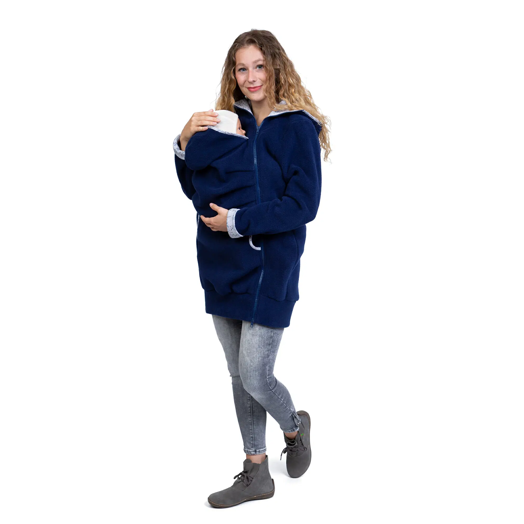 baby tragejacke aus fleece