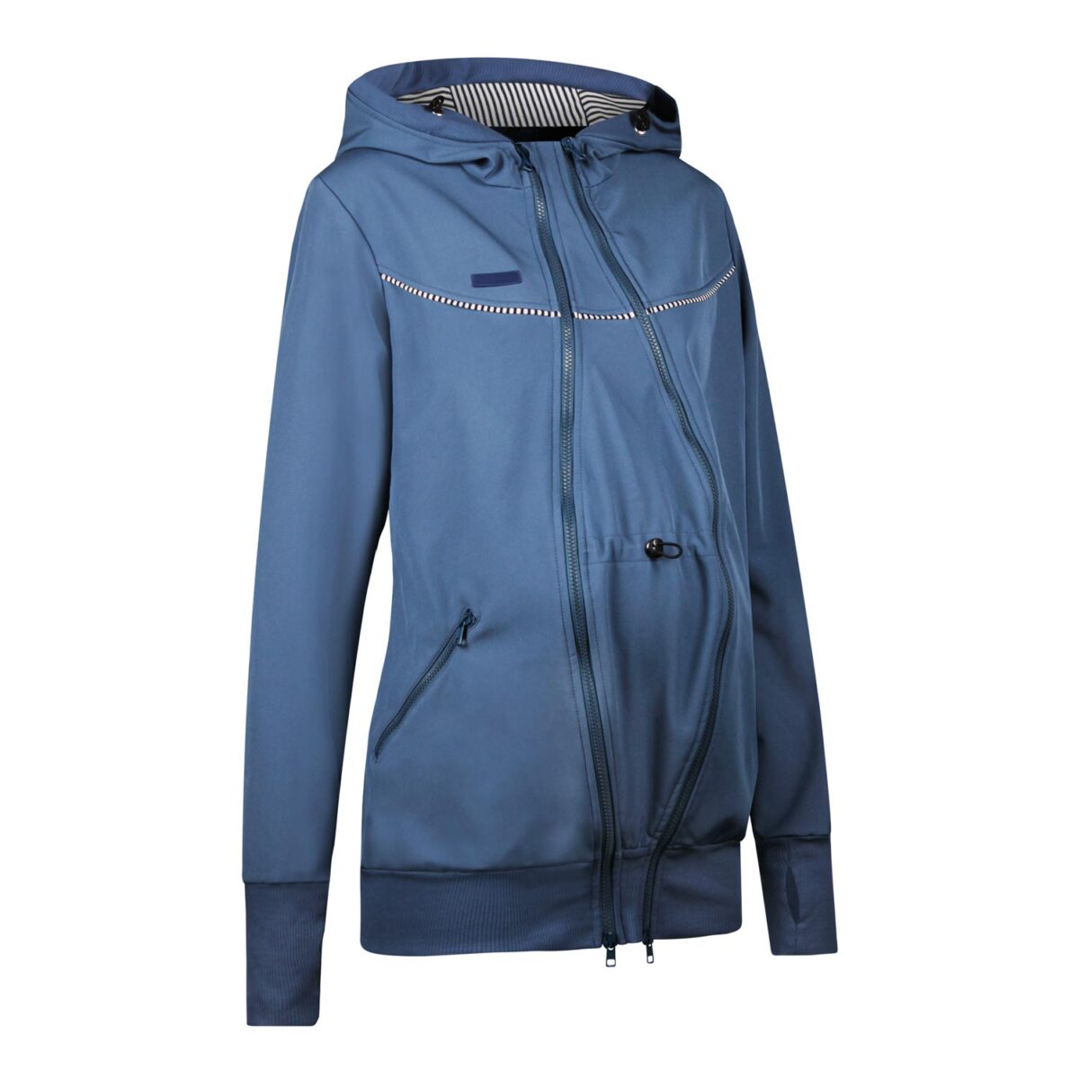 3in1 Allwetter Tragejacke Jacky wird mit Schwangerschaftseinsatz zur Umstandsjacke