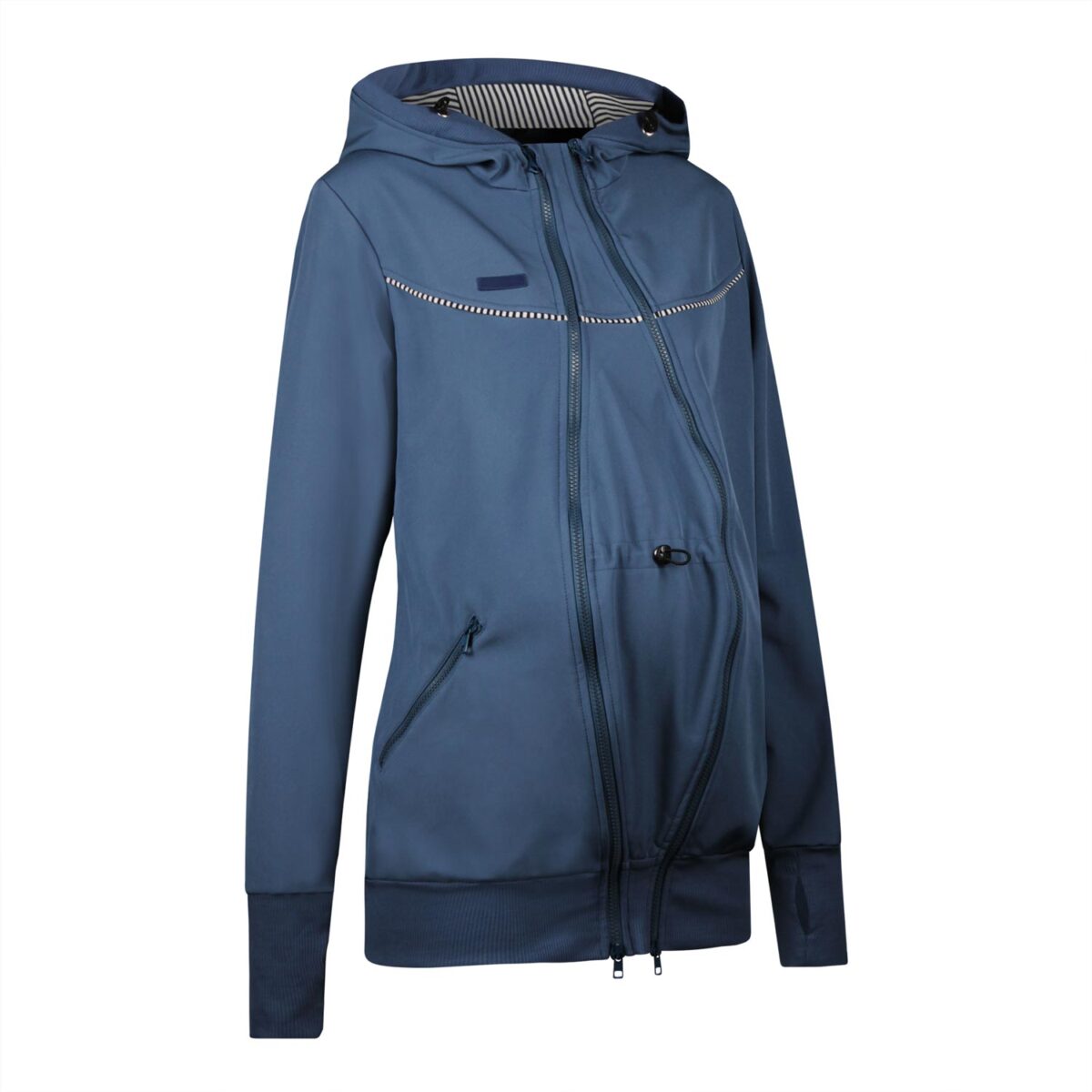 3in1 Allwetter Tragejacke Jacky wird mit Schwangerschaftseinsatz zur Umstandsjacke