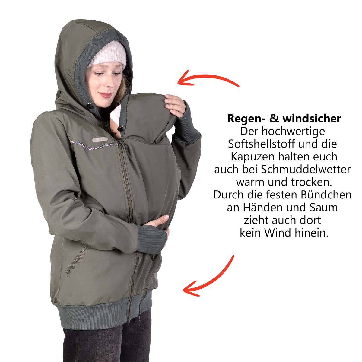 regenjacke tragejacke baby