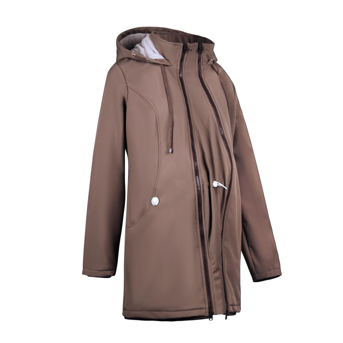 Umstandsjacke Softshell beige