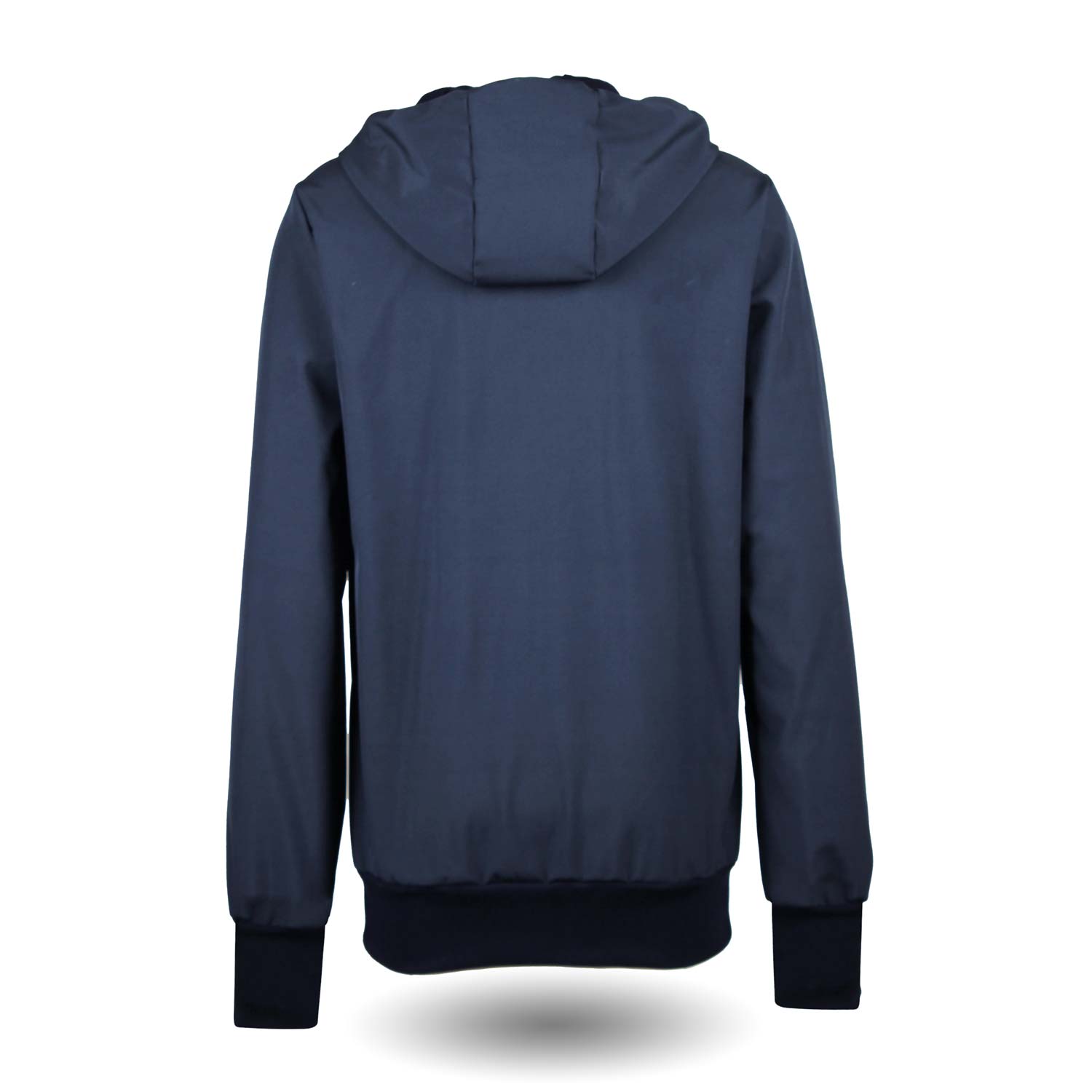 Blaue Baby Tragejacke für Männer, Softshelljacke mit Babyeinsatz