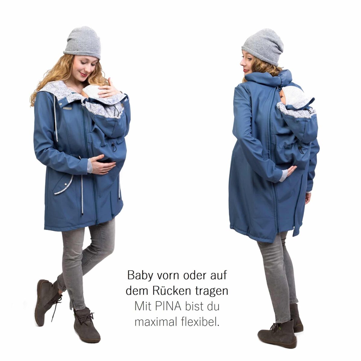 Baby Tragejacke Jacke mit Babyeinsatz Erweiterung zum Babytragen