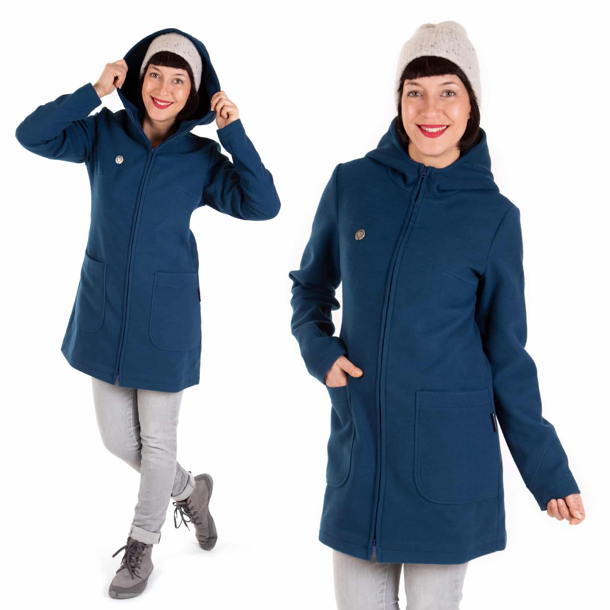 Tragejacke für den Winter Umstandsjacke Jacke für Babytragen Viva la Mama