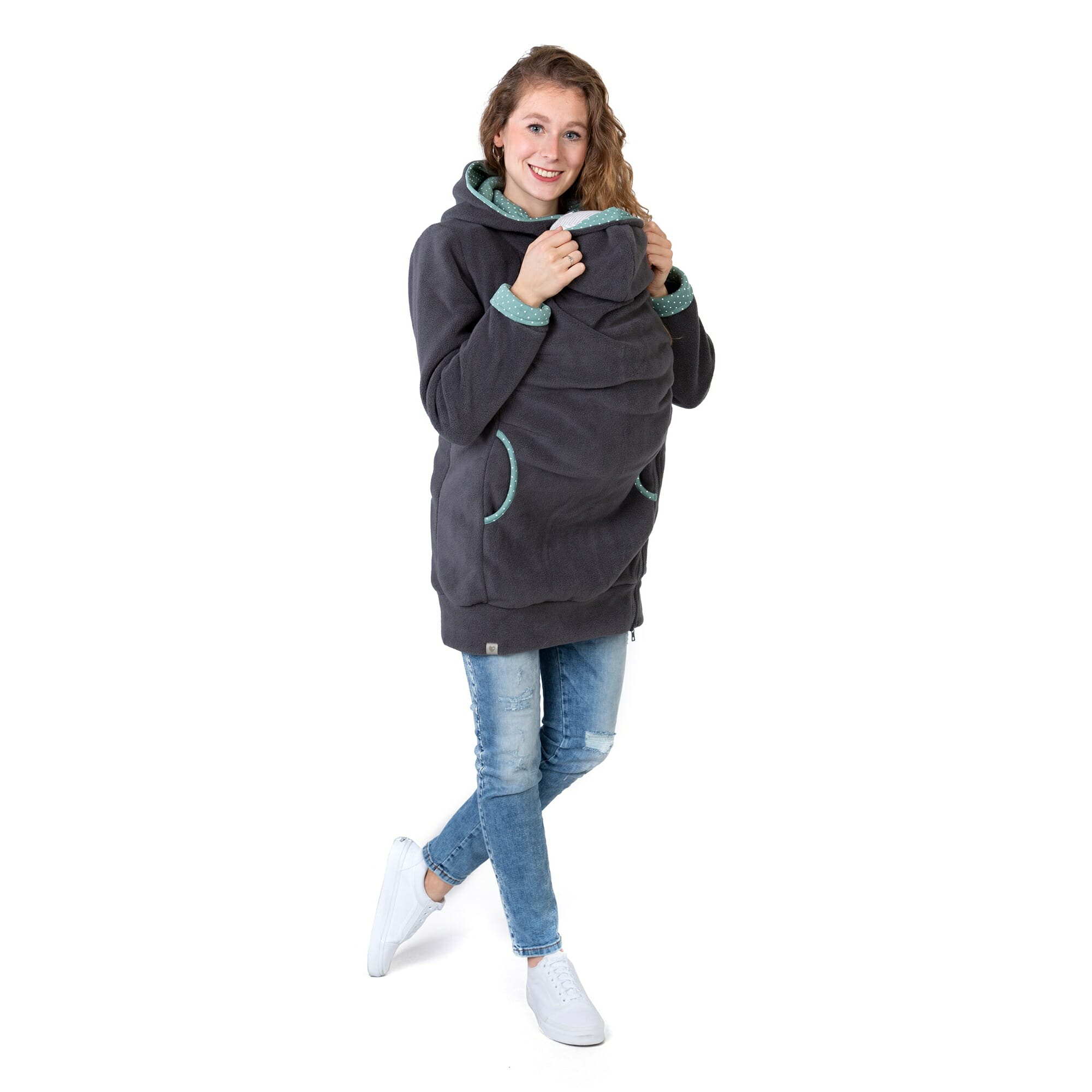 Tragejacke fleece