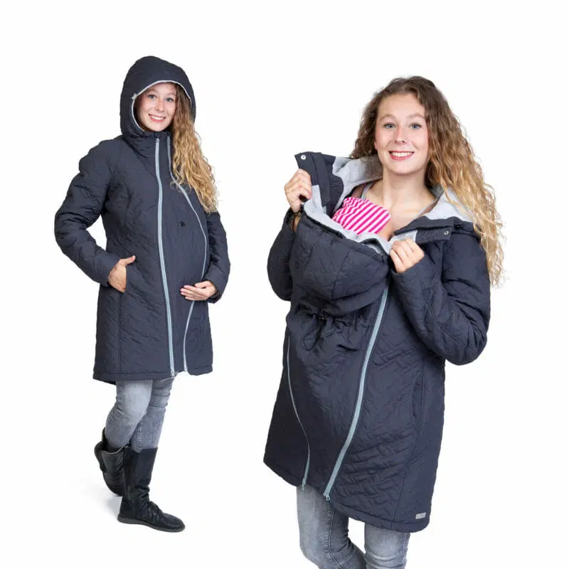 Winter Umstandsjacke Warme Tragejacke Viva la Mama