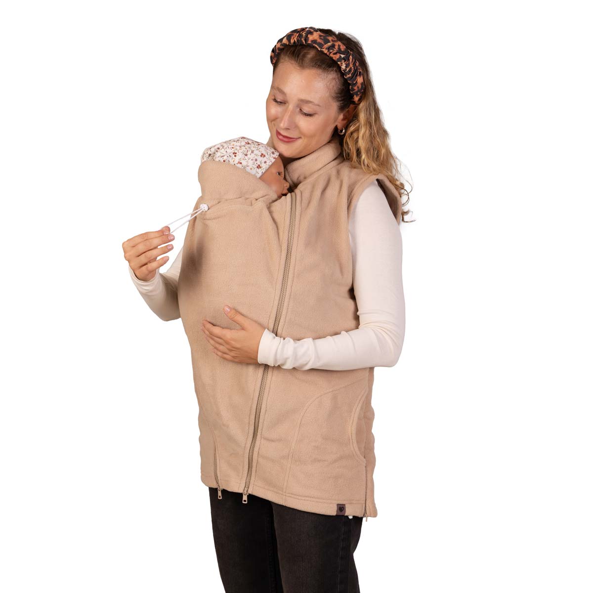 Trageweste in Beige von Viva la Mama