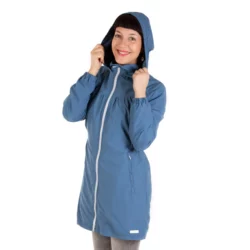 Leichte Tragejacke in Blau für Frühling, Sommer und Herbst