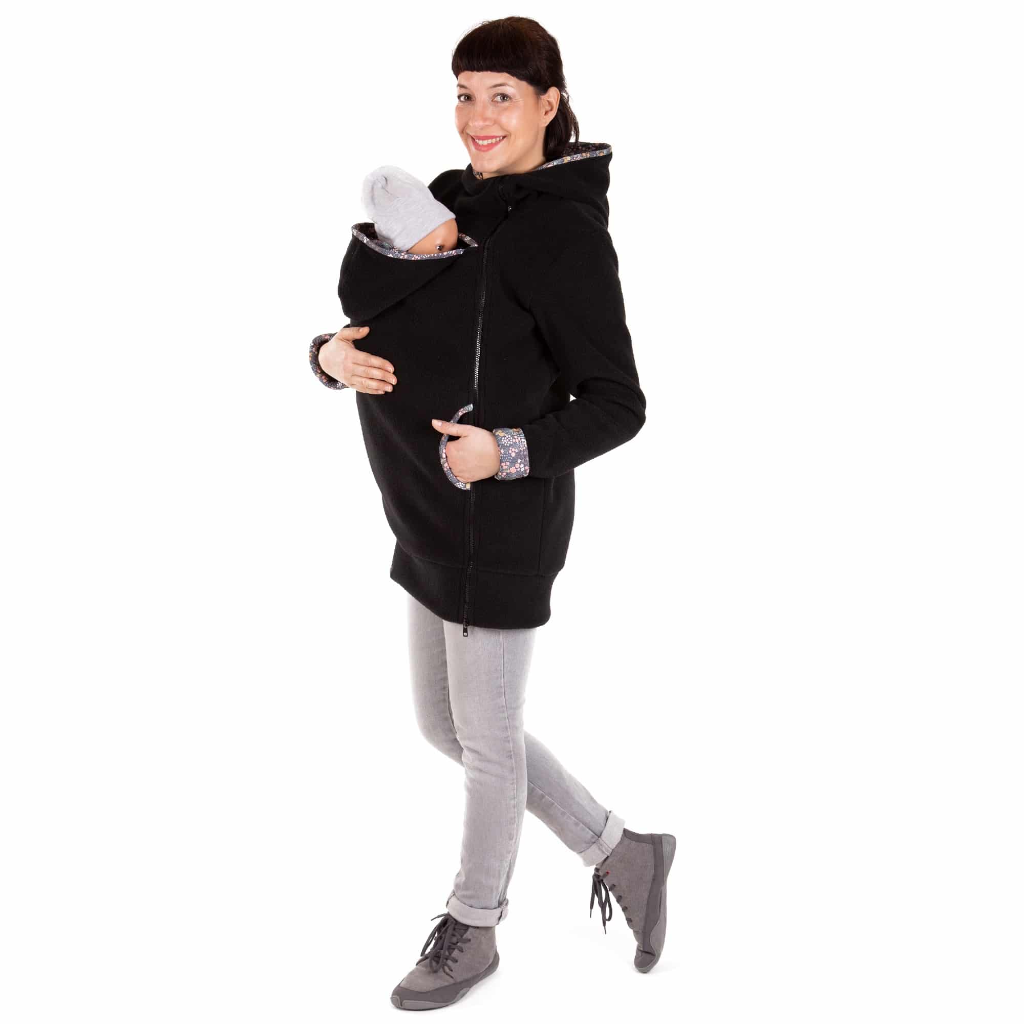 Babytragejacke aus Fleece Basic Tragejacke babytragen
