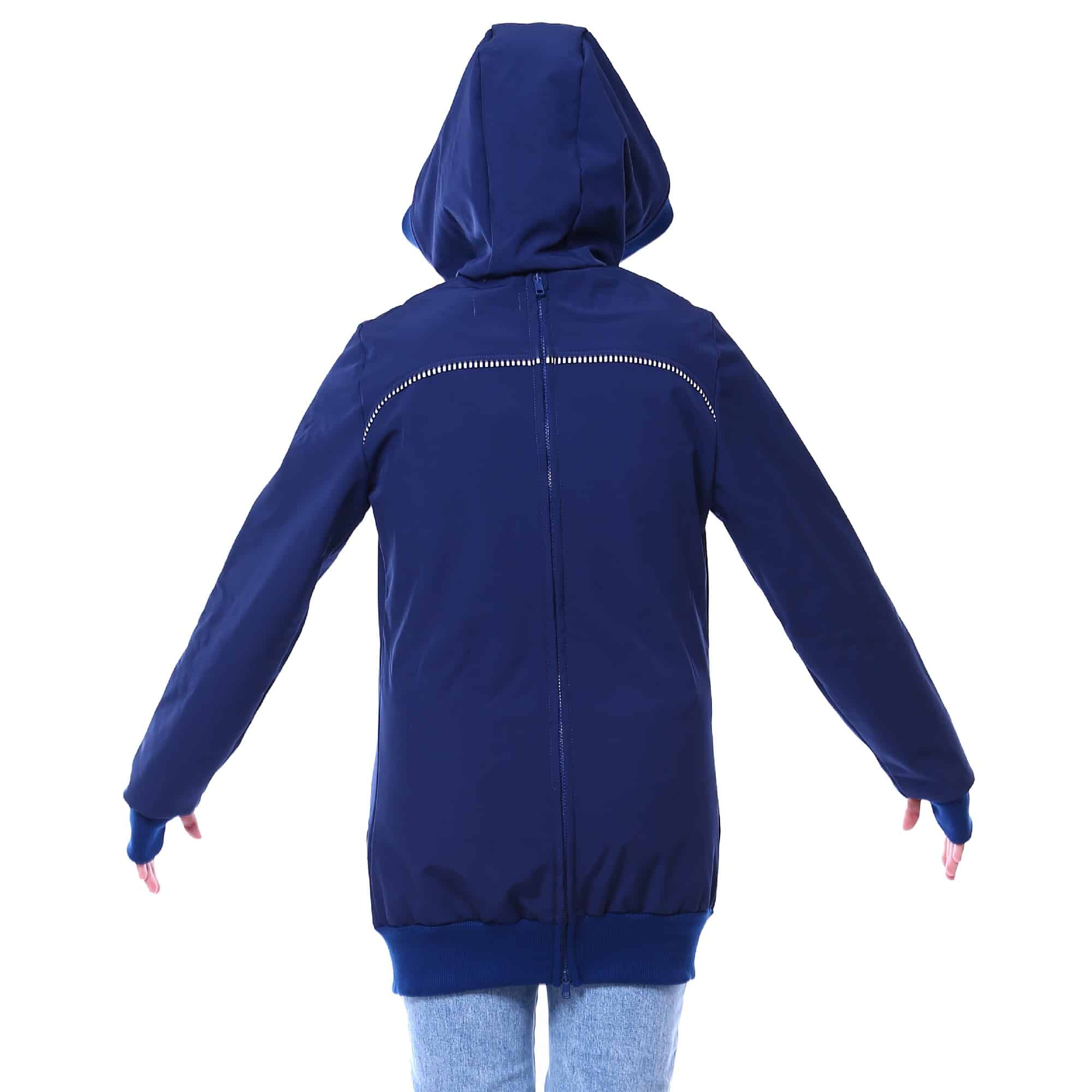 Sportliche Tragejacke aus Softshell Rückentragejacke Umstandsjacke wetterfest Viva la Mama