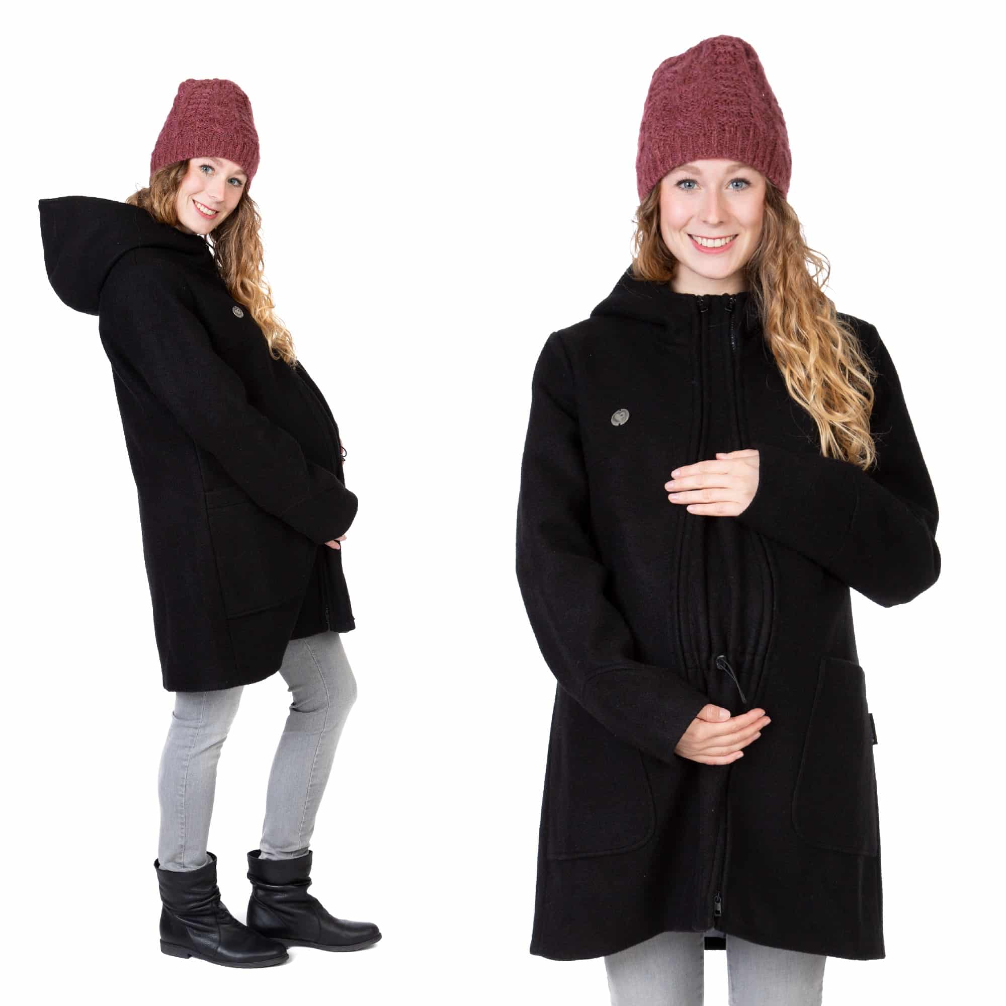 Winter Umstandsjacke Mantel mit Einsatz Mama Jacke