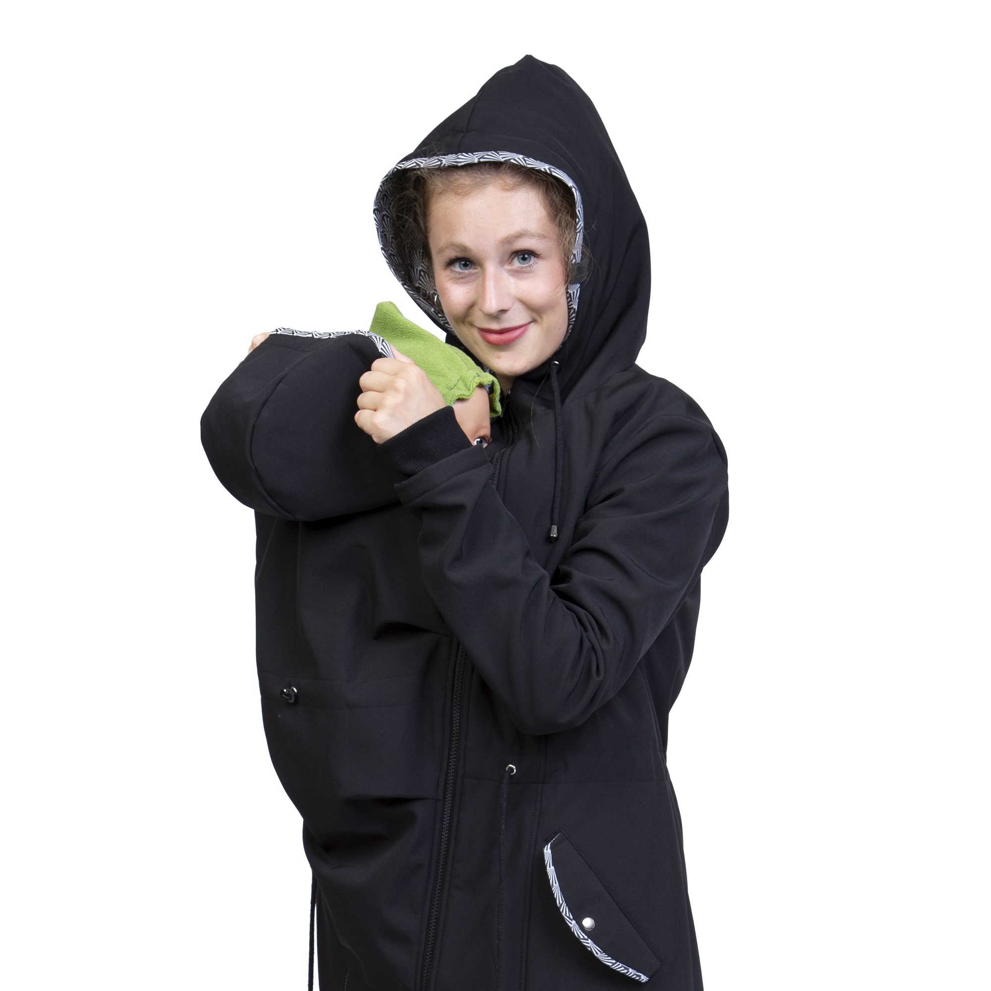 Tragejacke Baby Jacke aus Softshell