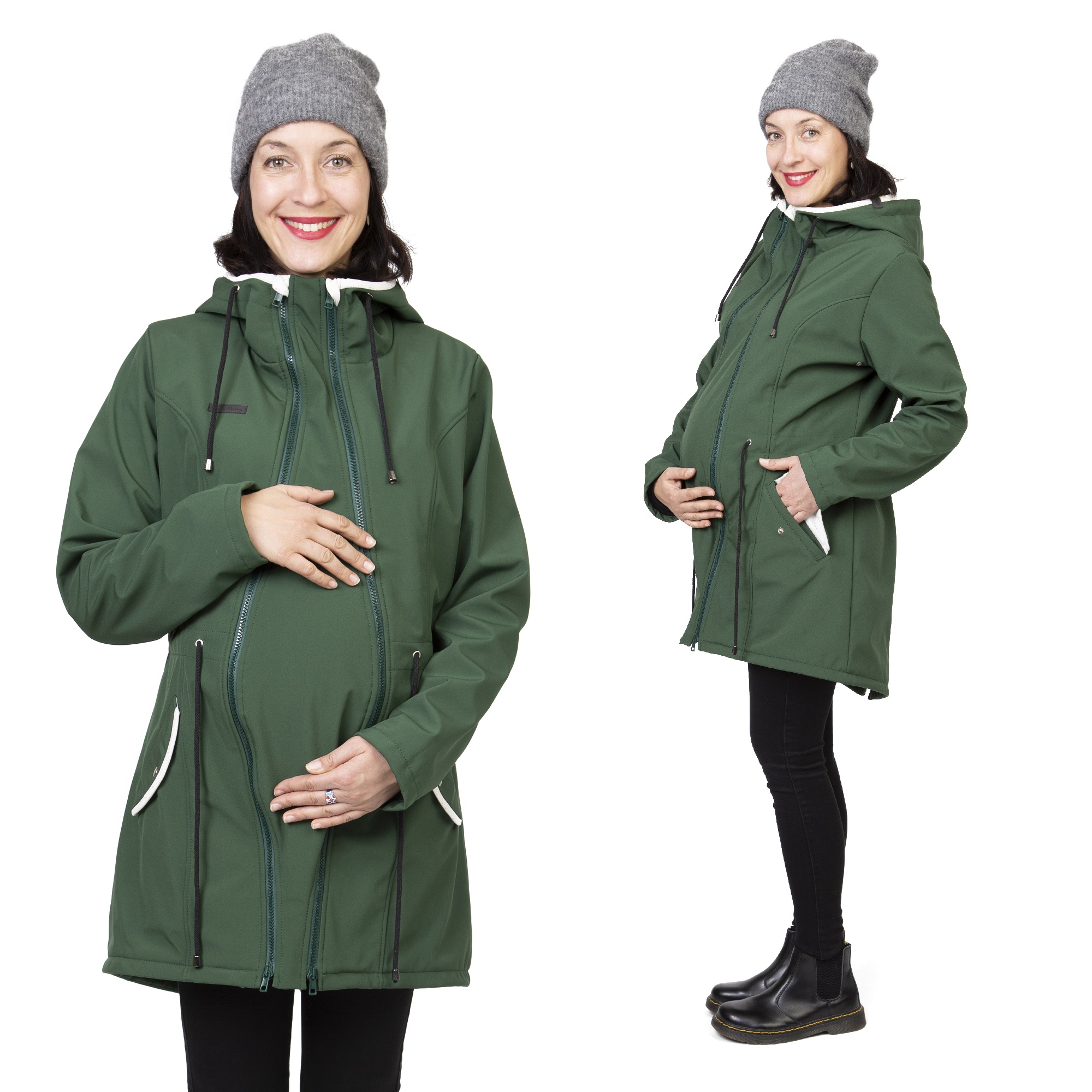 Umstandsjacke aus Softshell