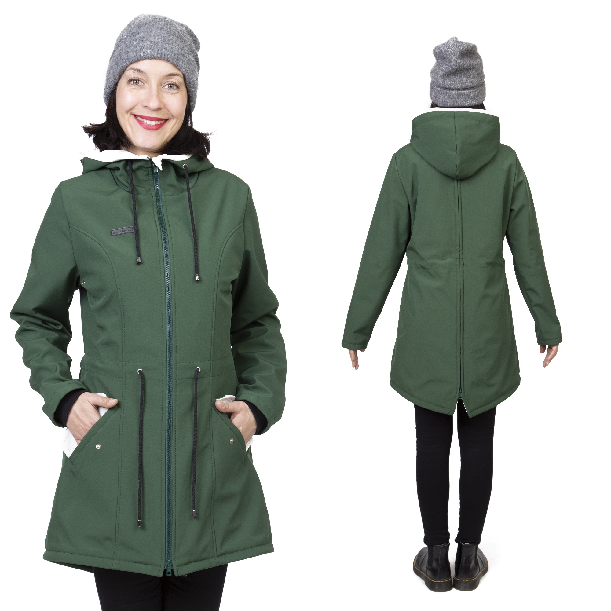 Baby tragejacke grün