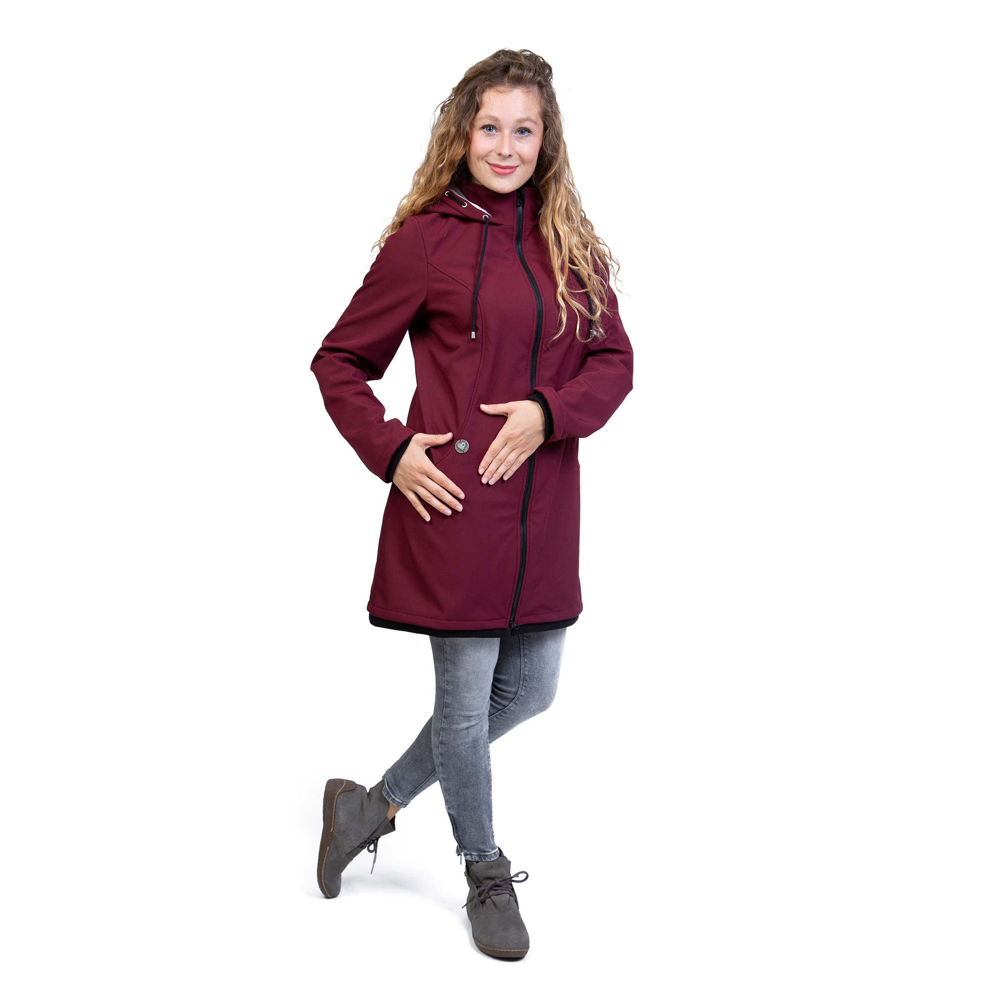 Softshelljacke Umstandsjacke Softshell Tragejacke