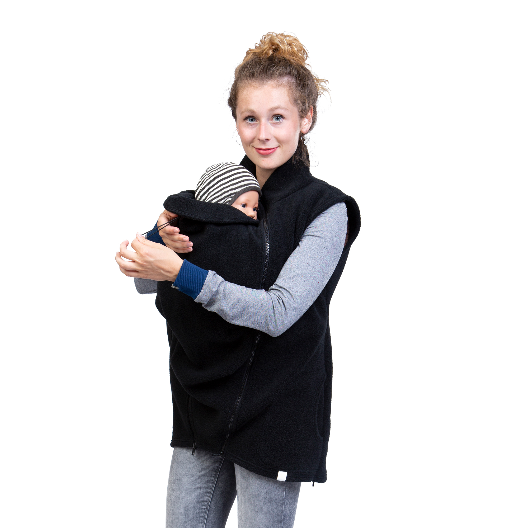 Trageweste Mama Weste mit Babyeinsatz