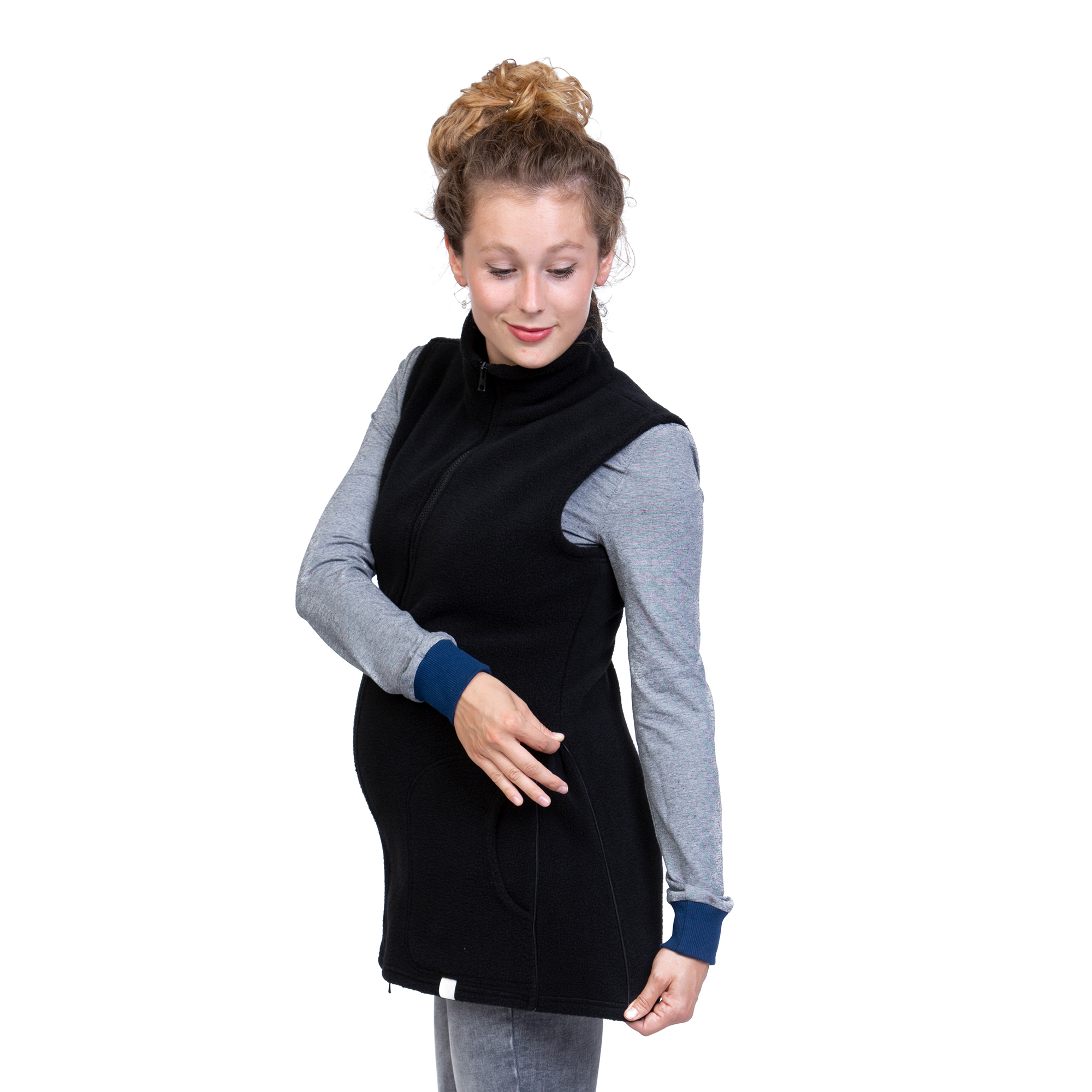 Mama Weste Umstandsweste schwarz