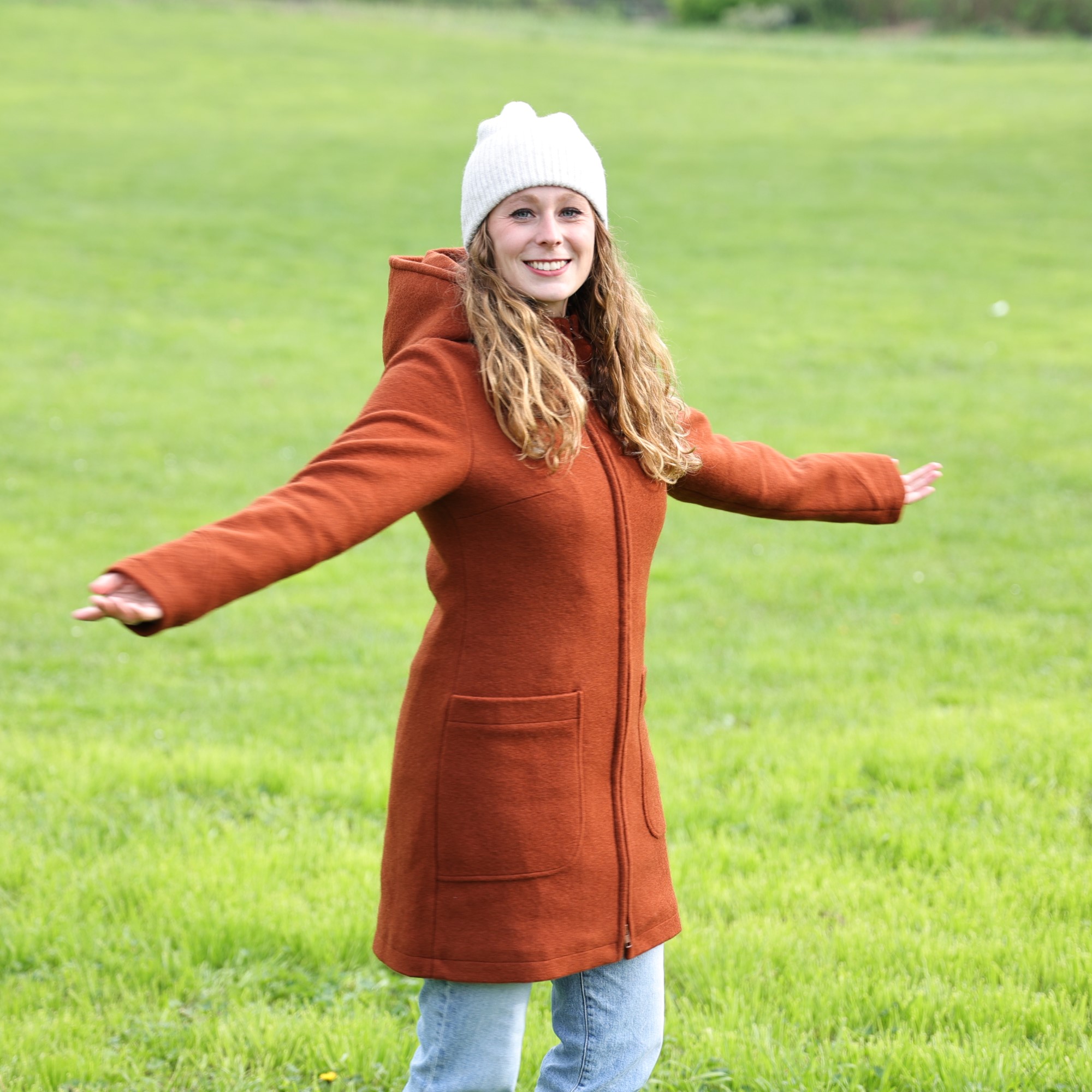 winter tragejacke Umstandsjacke winter mama jacke mantel braun