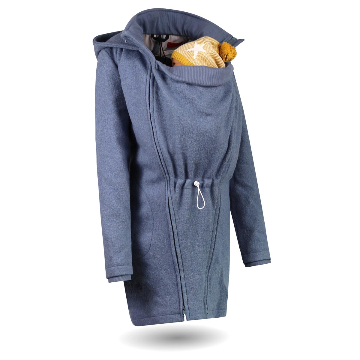 Baby Tragejacke aus Wolle Winter Tragemantel