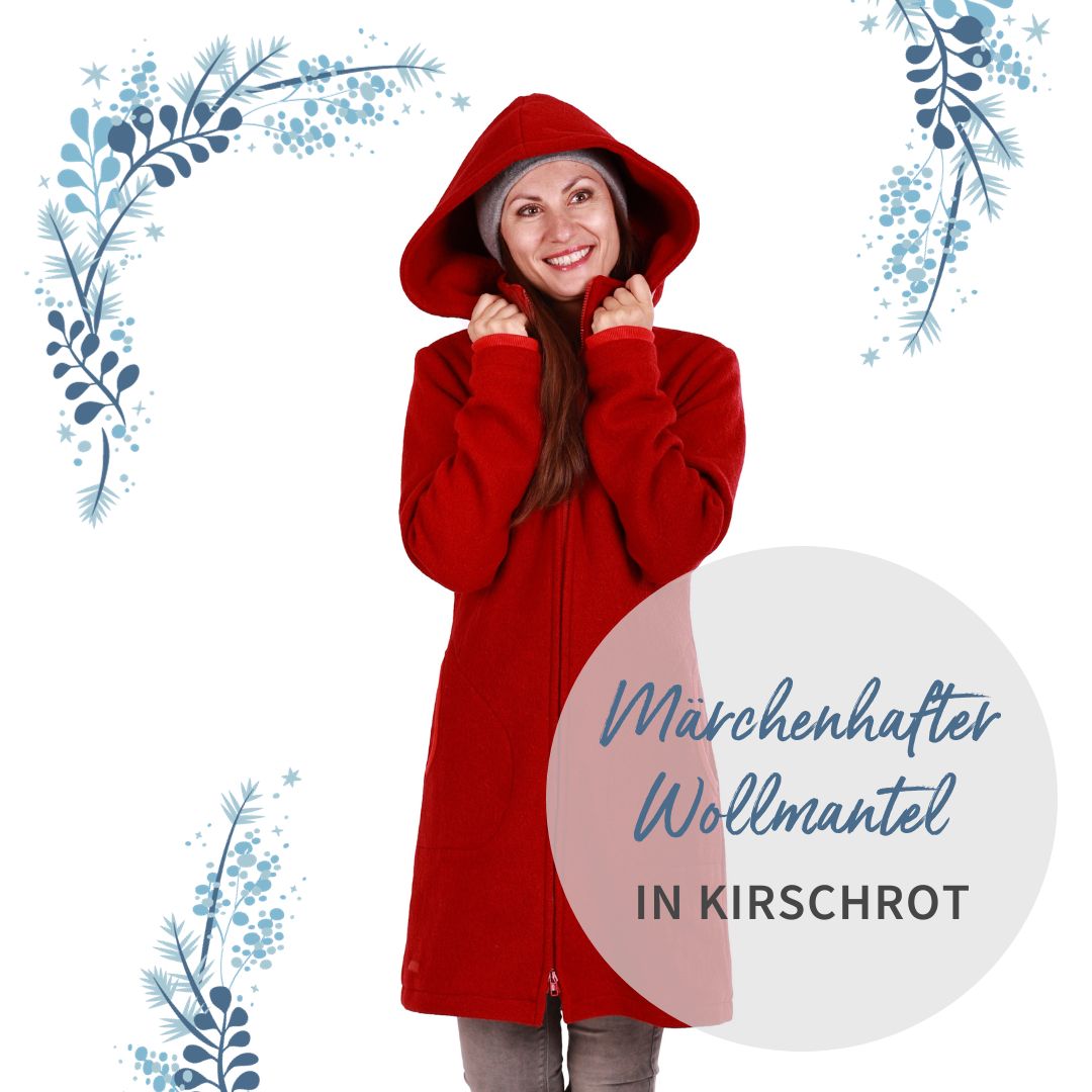 Winter Tragejacke aus Wolle Baby Tragemantel