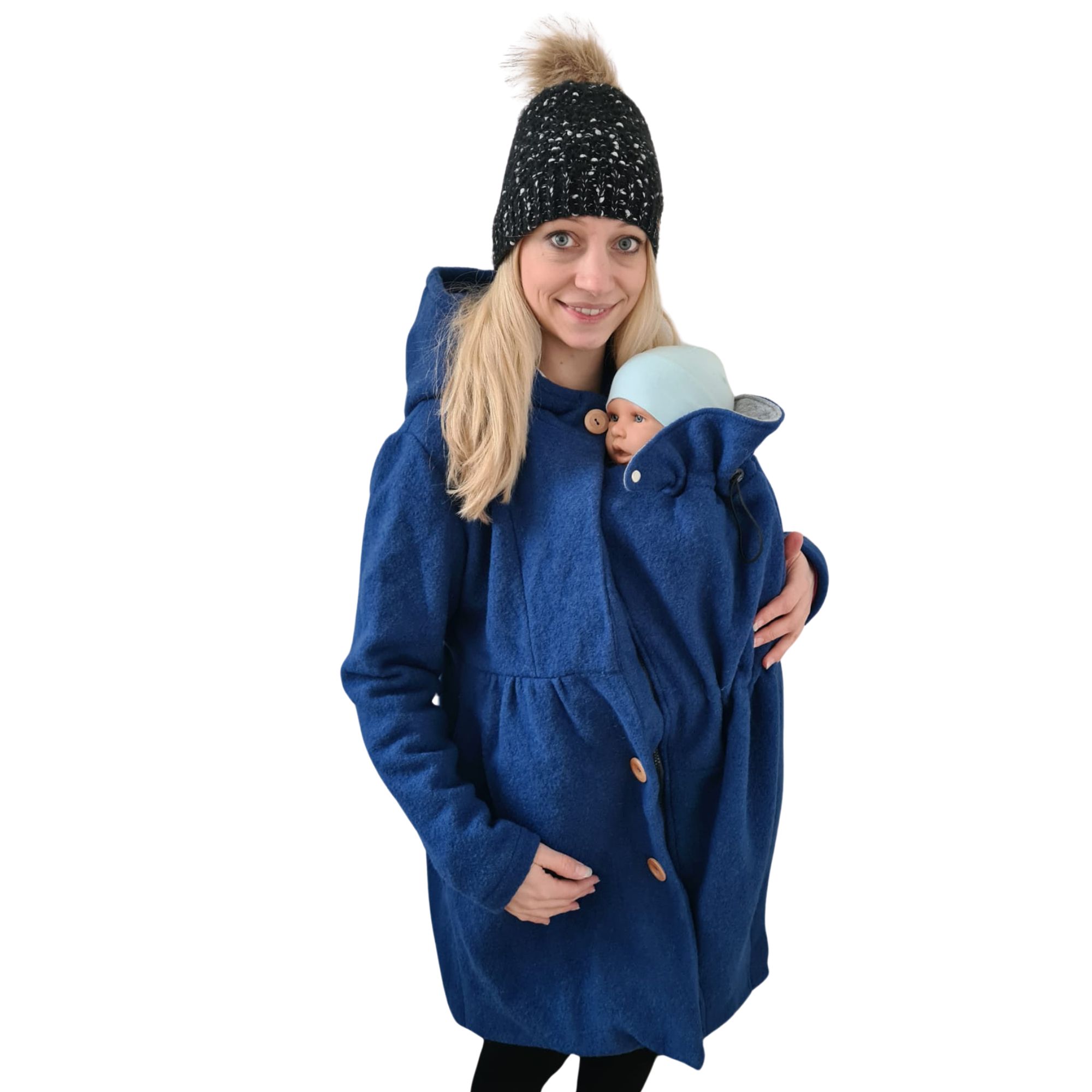 exklusive tragejacke empire mantel wolle
