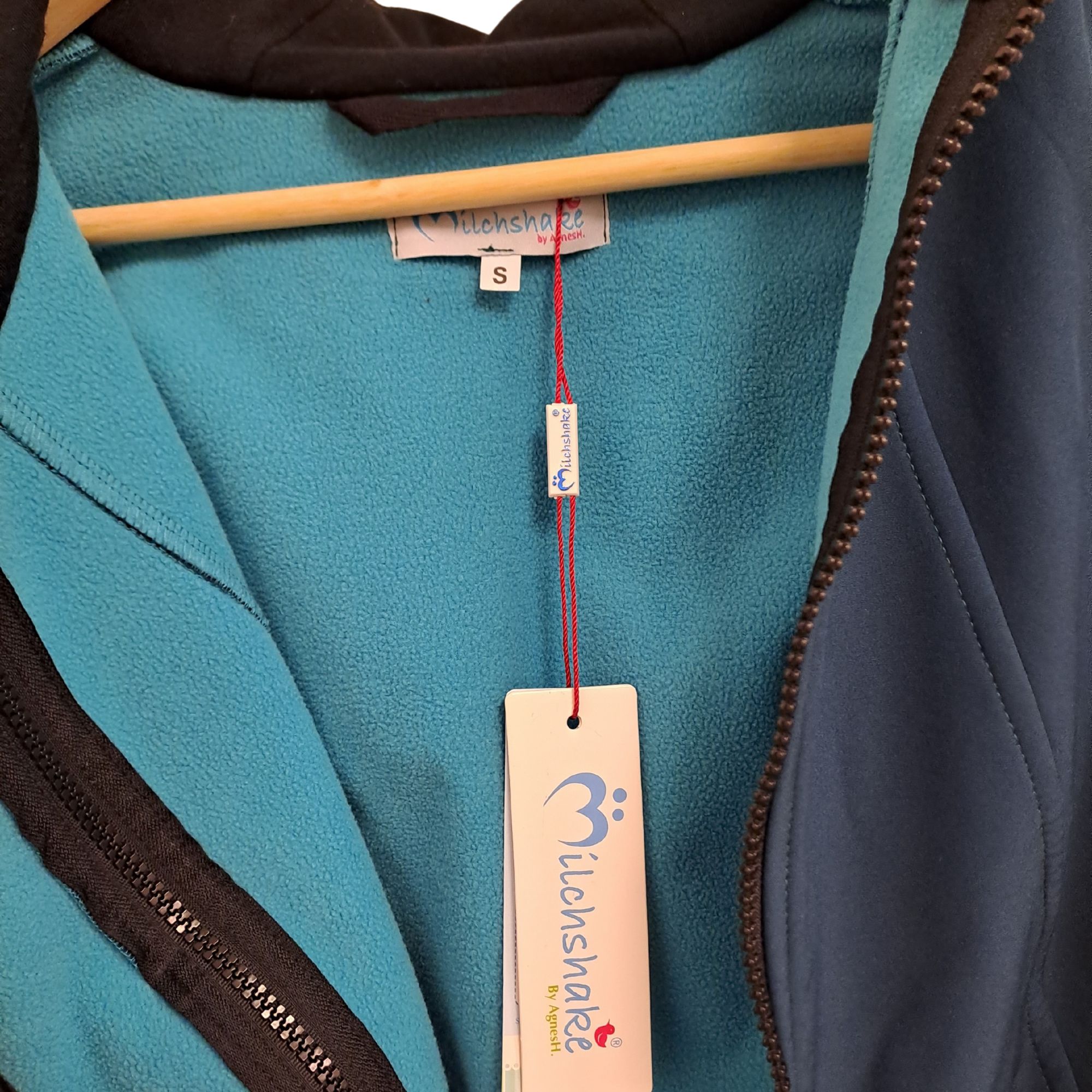 2nd Hand Tragejacke milchshake petrol