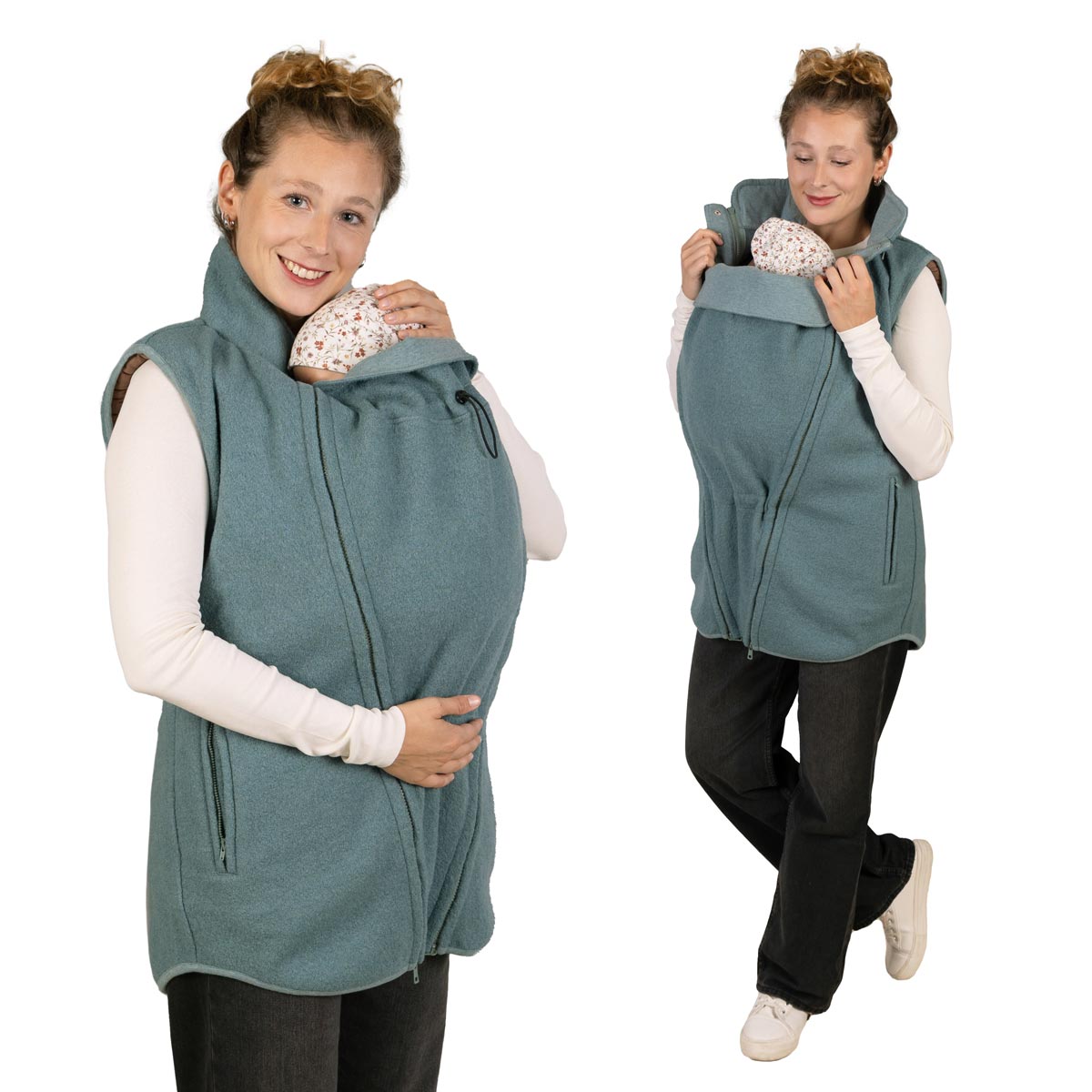 Baby Trageweste aus Wolle