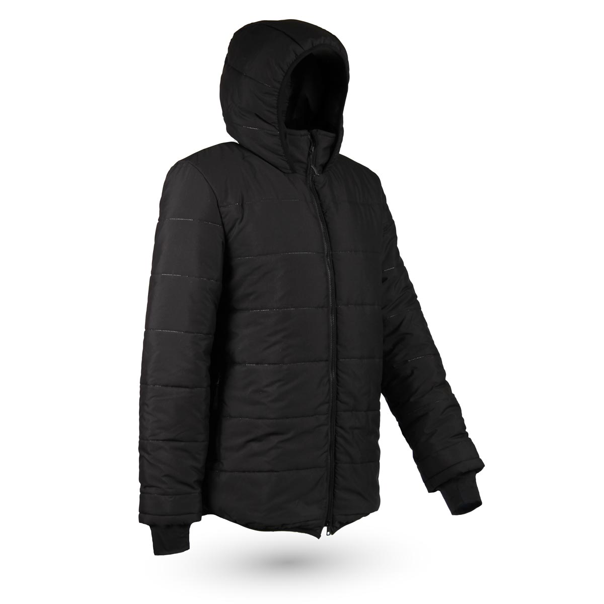Winter Tragejacke Männer Steppjacke schwarz